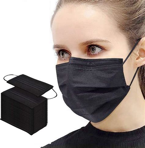 black plastic full face mask|amazon black face masks disposable.